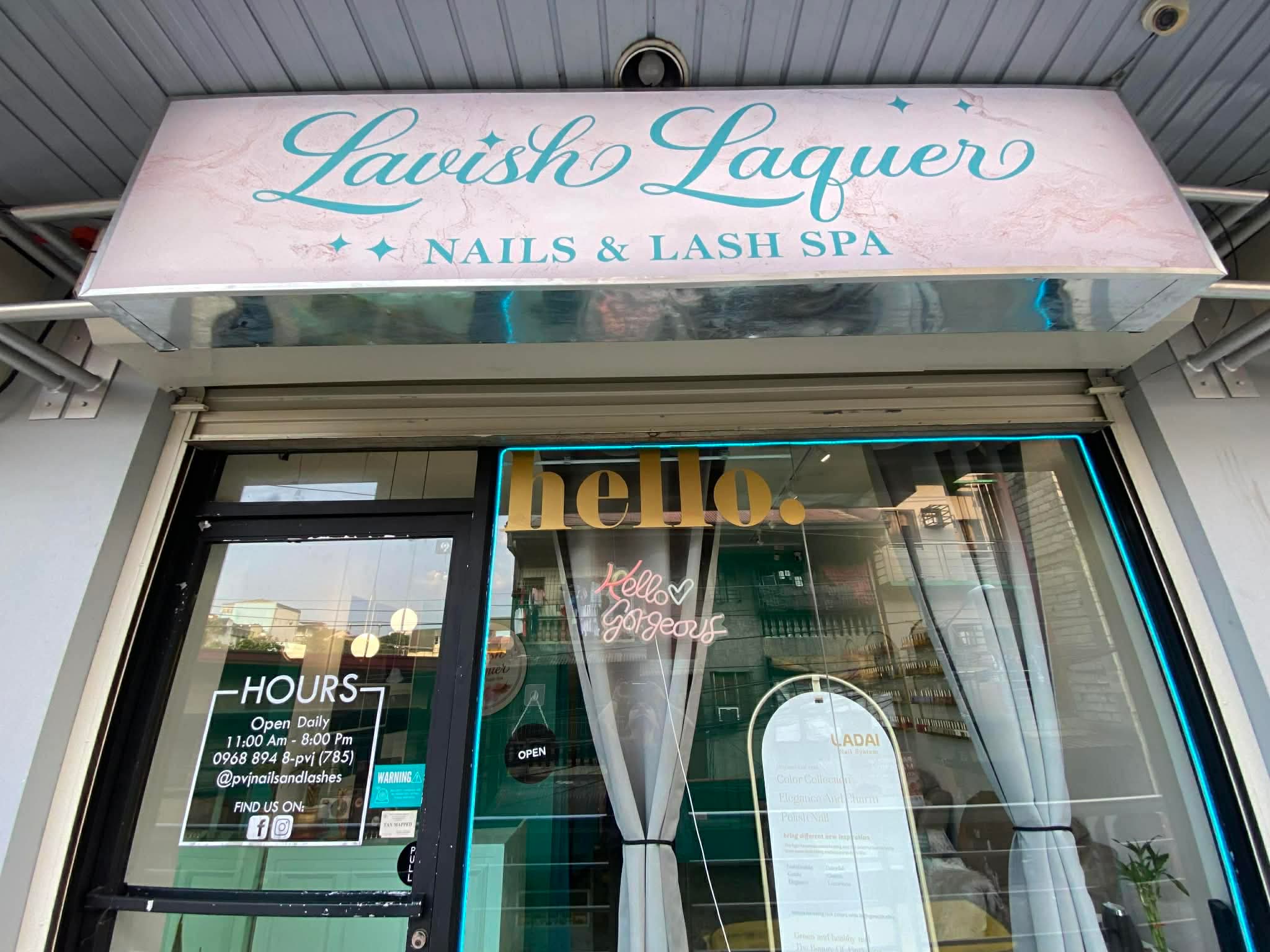Lavish Lacquer salon storefront